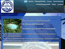 Tablet Screenshot of poolmaker.de